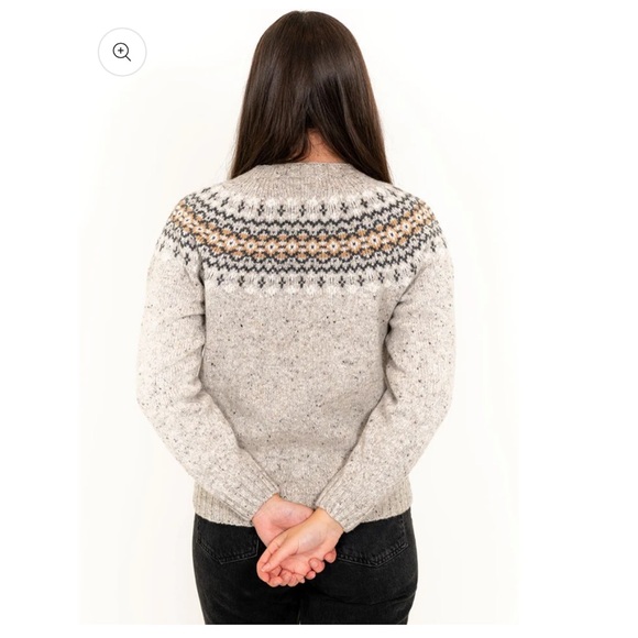 The Croft House Scottish Wool Fair Isle Sweater Size Small - Picture 4 of 15